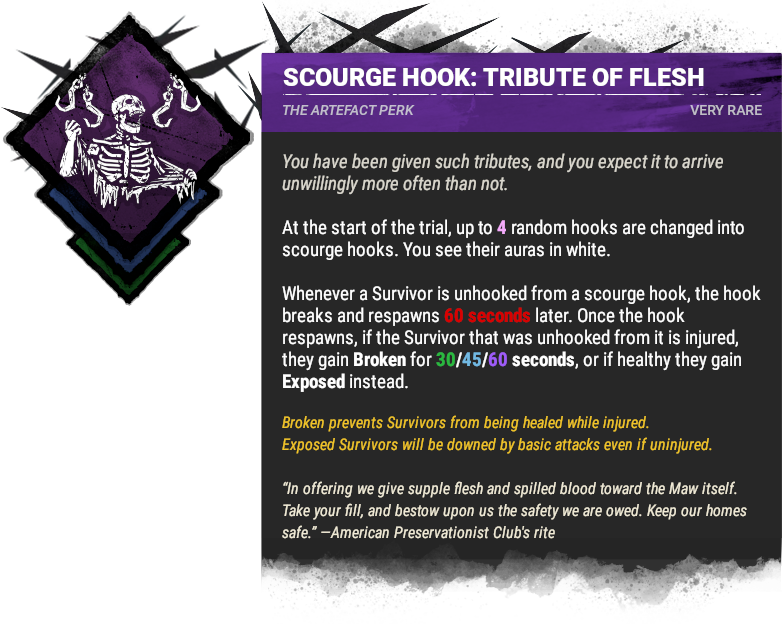scourge hook: tribute of flesh
