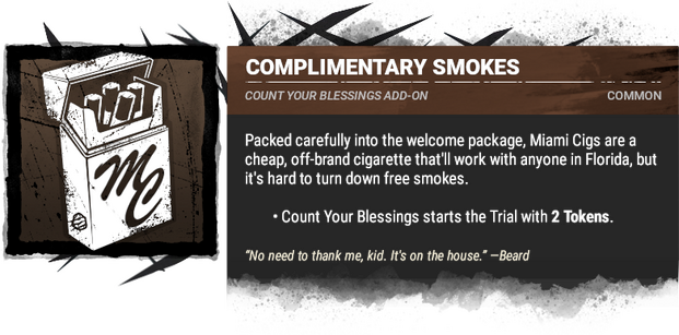 Complimentary Smokes Complimentary Smokes