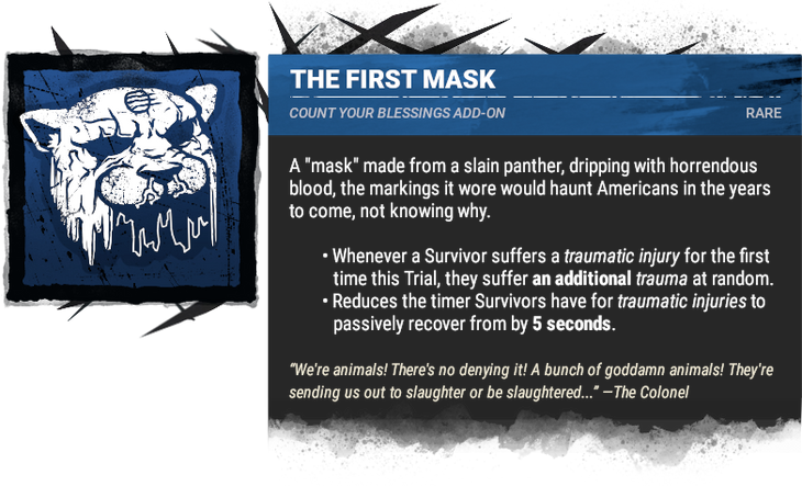 The First Mask The First Mask