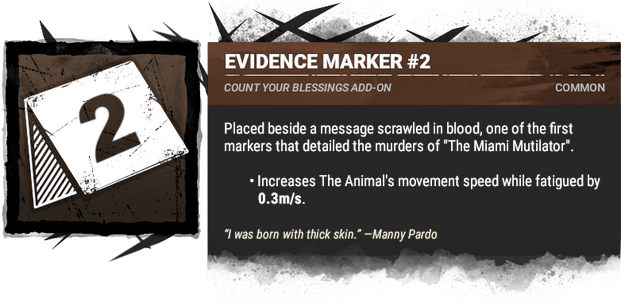 Evidence Marker #2 Evidence Marker #2