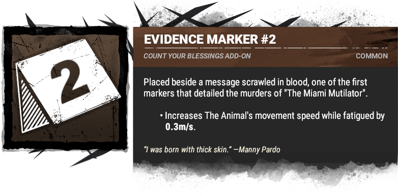 Evidence Marker #2 Evidence Marker #2