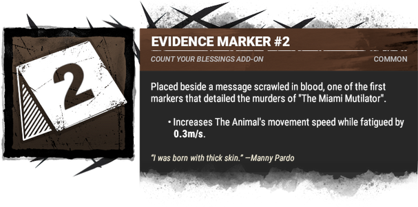 Evidence Marker #2 Evidence Marker #2