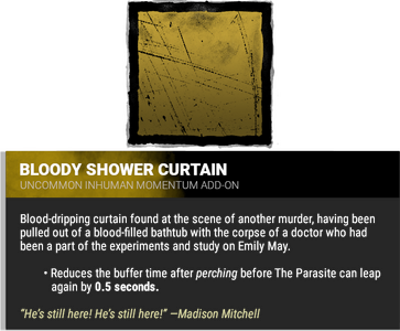bloody curtain