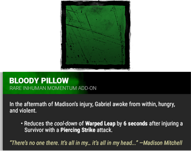 bloody pillow