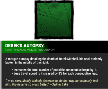 Derek's Autopsy