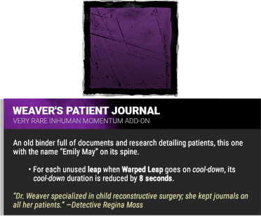 weaver's patient journal