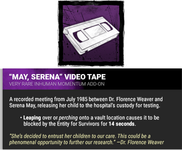 "May, Serena" Video Tape