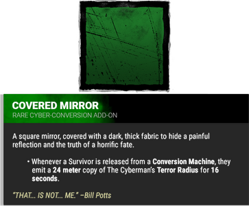 covered mirror