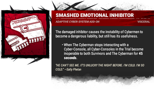 smashed emotional inhibitor