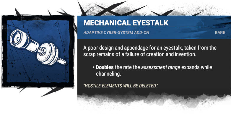 mechanical eyestalk mechanical eyestalk