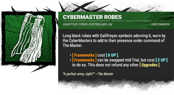 cybermaster robes