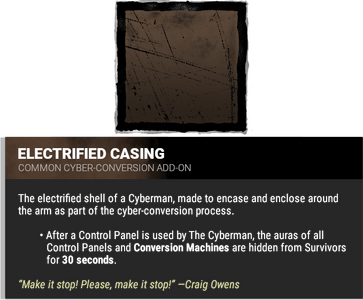 electrified casing