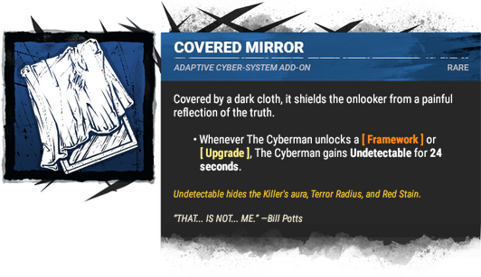 covered mirror