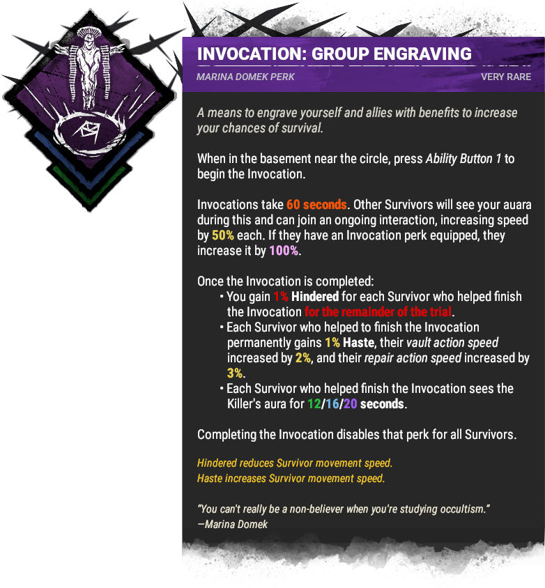 Invocation: Group Engraving