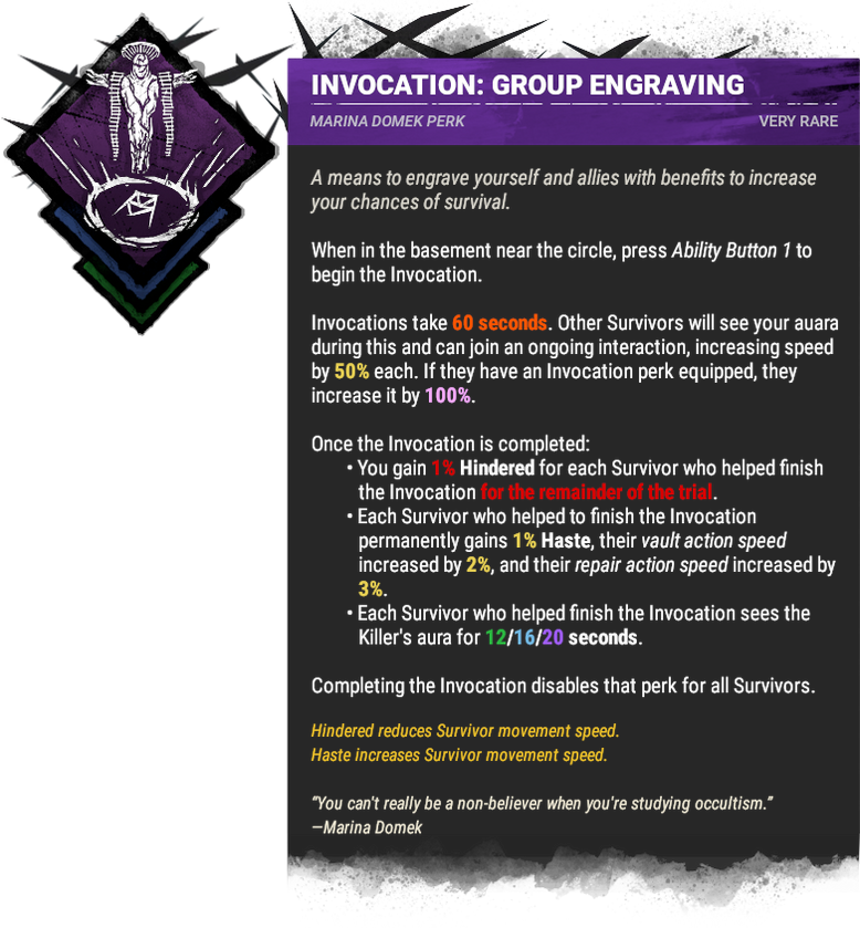 Invocation: Group Engraving Invocation: Group Engraving
