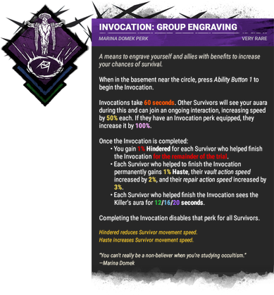 Invocation: Group Engraving Invocation: Group Engraving