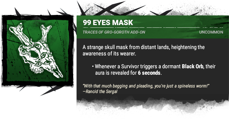 99 eyes mask 99 eyes mask