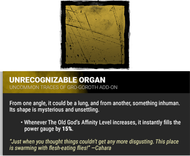 unrecognizable organ