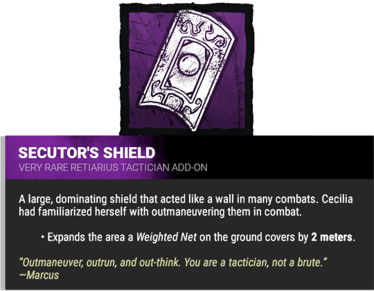 Secutor&#39;s Shield