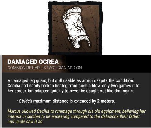 Damaged Ocrea