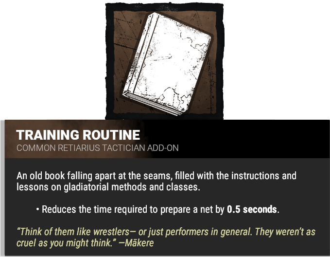 Training Routine Training Routine