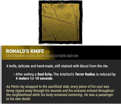 ronald's knife