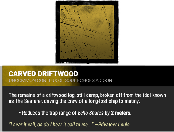carved driftwood