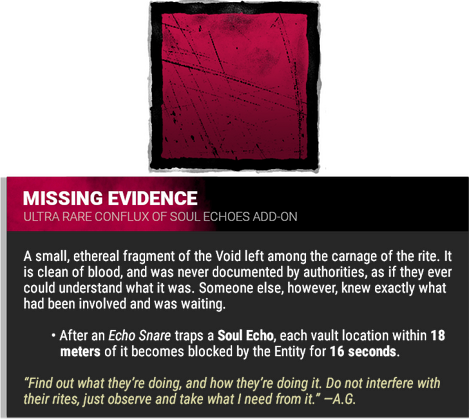 missing evidence