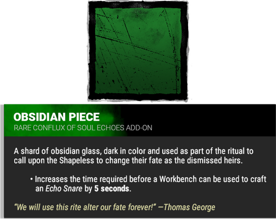 obsidian piece