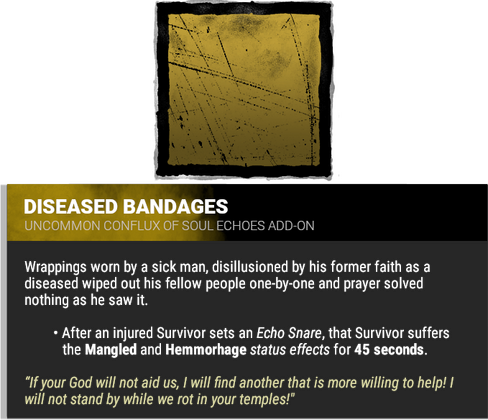 diseased bandages