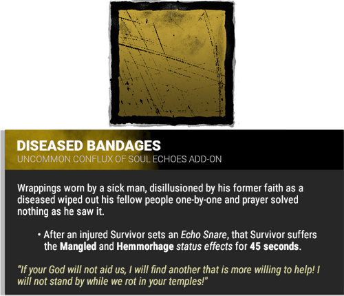 diseased bandages