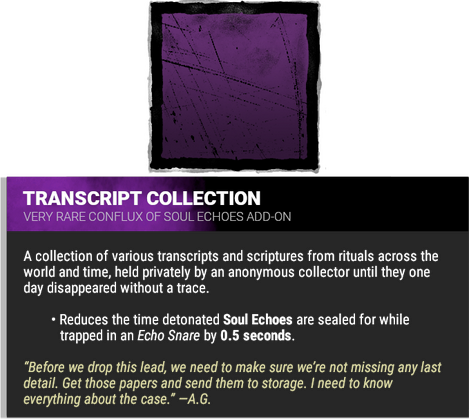 transcript collection