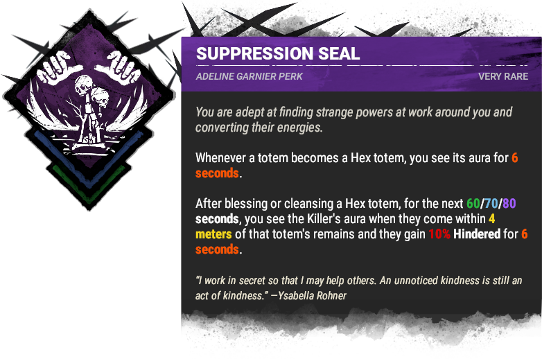 suppression seal