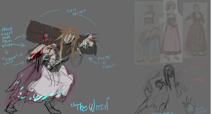 "The Witch" Early Concept Art 2