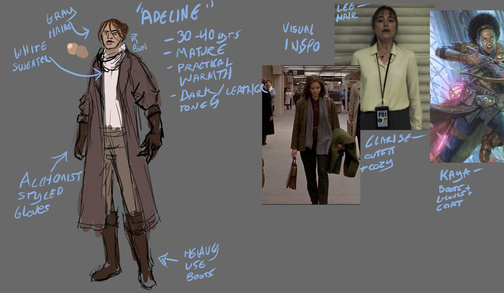 "Adeline" Early Concept Art