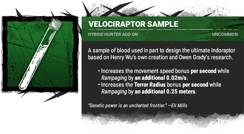 Velociraptor Sample