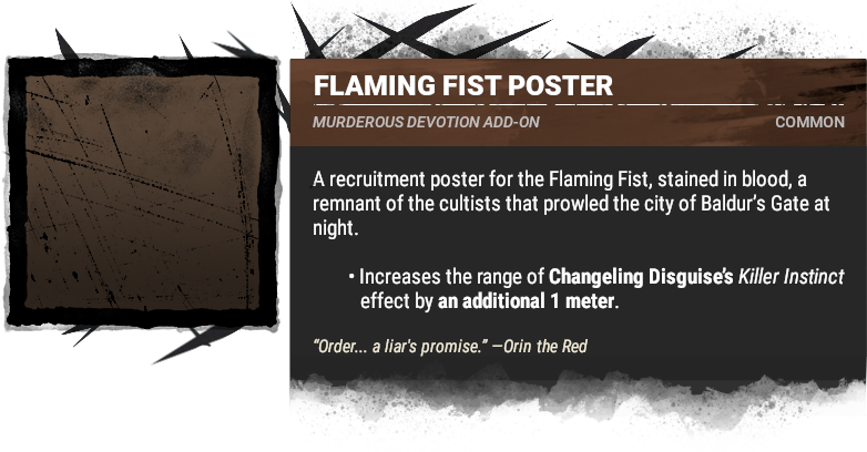 Flaming Fist Poster