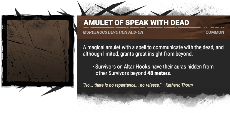 Amulet of Speak With Dead Amulet of Speak With Dead