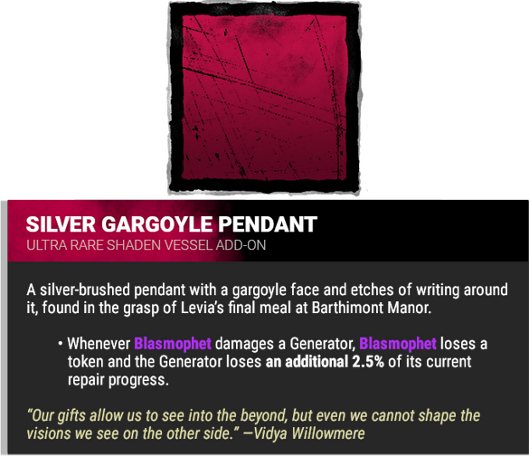 silver gargoyle pendant