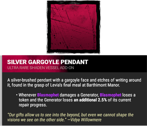 silver gargoyle pendant