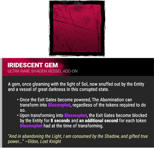 iridescent gem