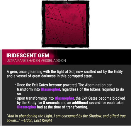 iridescent gem
