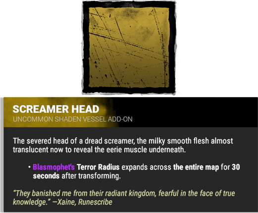 screamer head