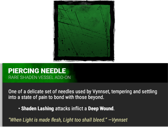 piercing needle piercing needle