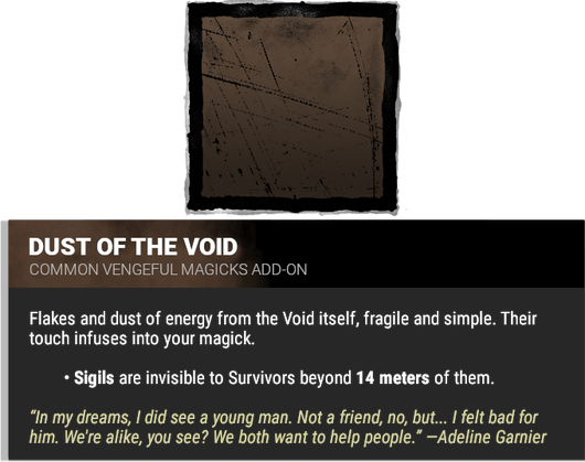 dust of the void dust of the void