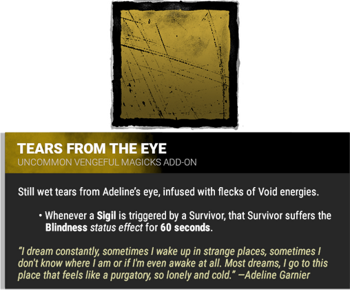tears from the eye