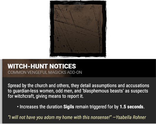 witch-hunt notices witch-hunt notices