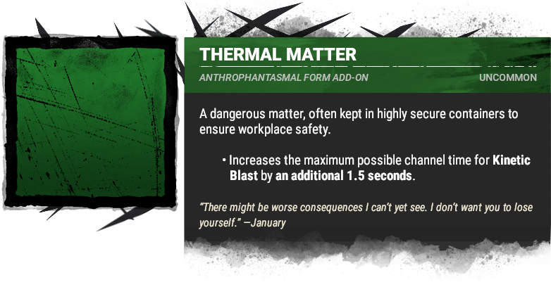 Thermal Matter