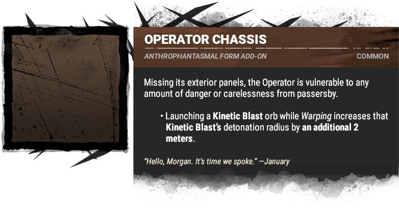 Operator Chassis
