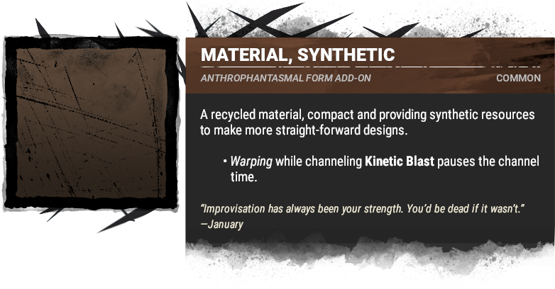 Material, Synthetic